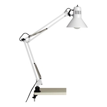 Brilliant - Stalo lempa su spaustuku HOBBY 1xE27/40W/230V balta