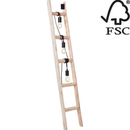 Brilliant - Toršeras LADDER 3xE27/42W/230V - FSC sertifikuota