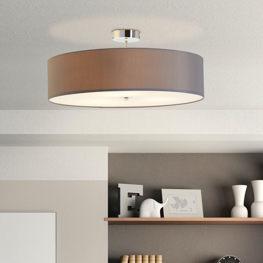 Brilliant - Tvirtinamas sietynas ANDRIA 3xE27/60W/230V diametras 60 cm antracitas