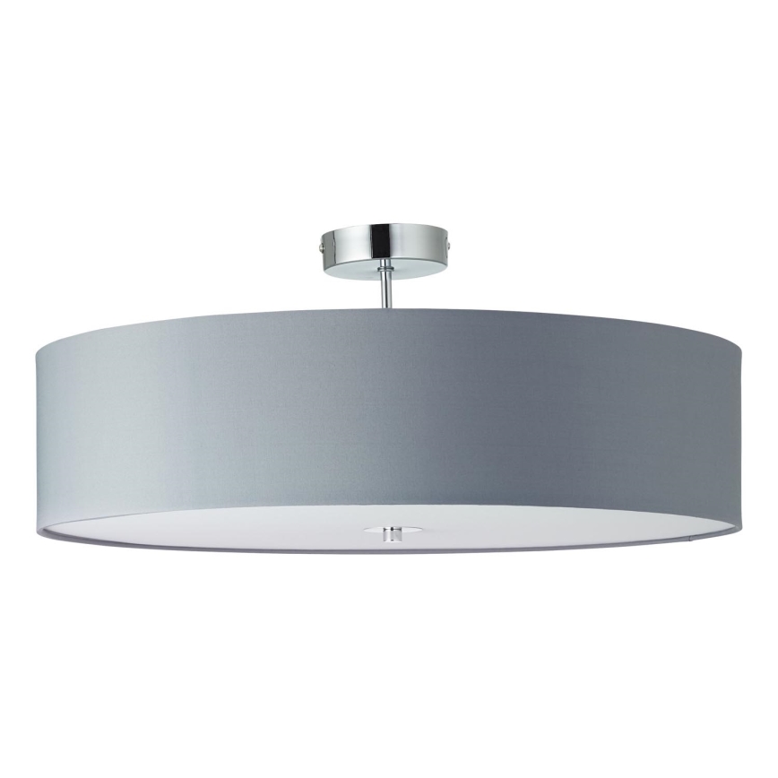 Brilliant - Tvirtinamas sietynas ANDRIA 3xE27/60W/230V diametras 60 cm pilka
