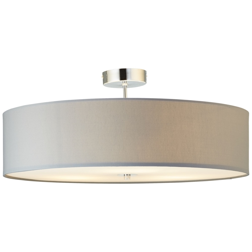 Brilliant - Tvirtinamas sietynas ANDRIA 3xE27/60W/230V diametras 60 cm pilka