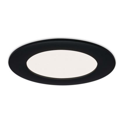 Brilo - Rinkinys (3 vnt.) LED vonios įleidžiamų šviestuvų FLAT LED/6W/230V IP44, juodos