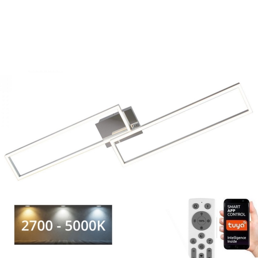 Brilo 3158-018 - LED Pritemdomas tvirtinamas sietynas FRAME 2xLED/20W/230V 2700-5000K Wi-Fi Tuya + nuotolinio valdymo pultas