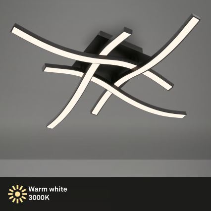 Brilo 3677-045 - LED lubinis šviestuvas LED/14,4W/230V juodas