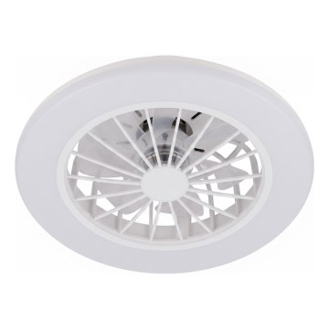 Brilo - dimeriuojamas LED lubinis ventiliatorius PAFO LED/24W/230V 3000-6500K baltas + su nuotoliniu pulteliu