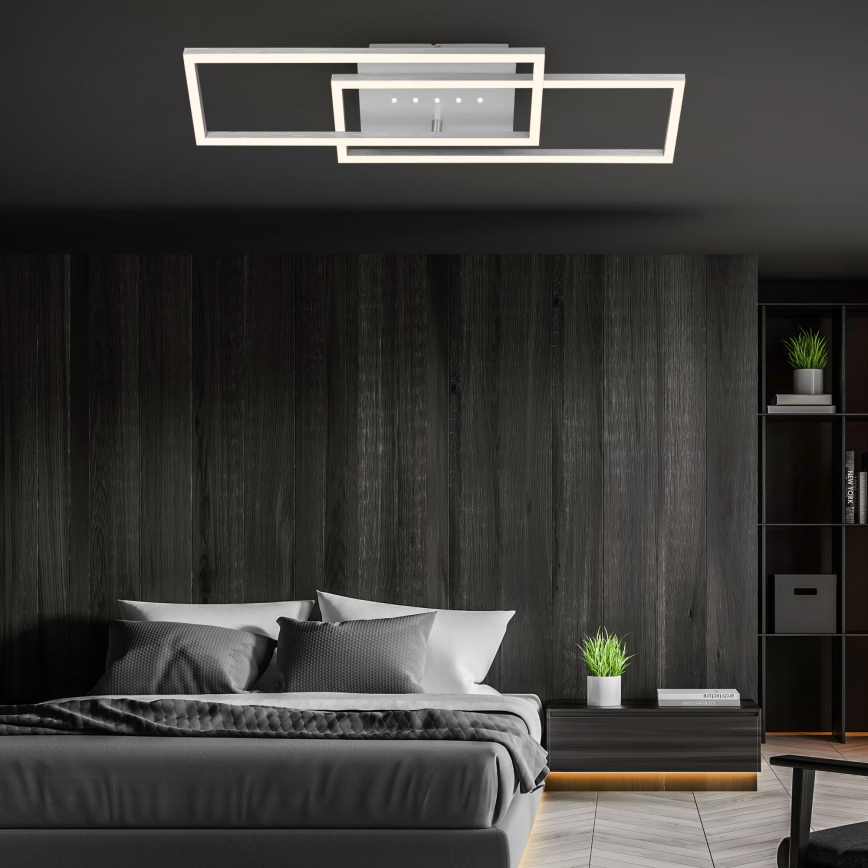 Brilo - dimeriuojamas LED lubų šviestuvas LED/30W/230V 3000K matinis chromas