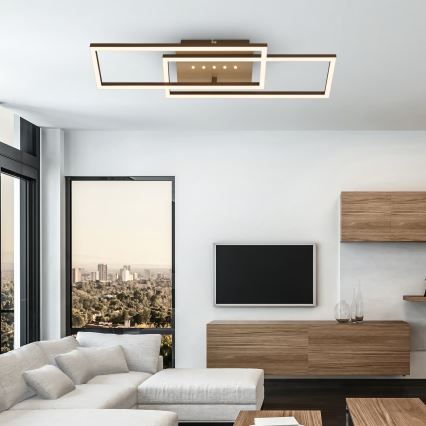 Brilo - Dimeriuojamas lubinis LED šviestuvas LED/30W/230V 3000K rudas