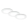 Brilo - KOMPLEKTAS 3x LED įleidžiamas lubinis vonios šviestuvas LED/4W/230V IP44 3000/4000K balta