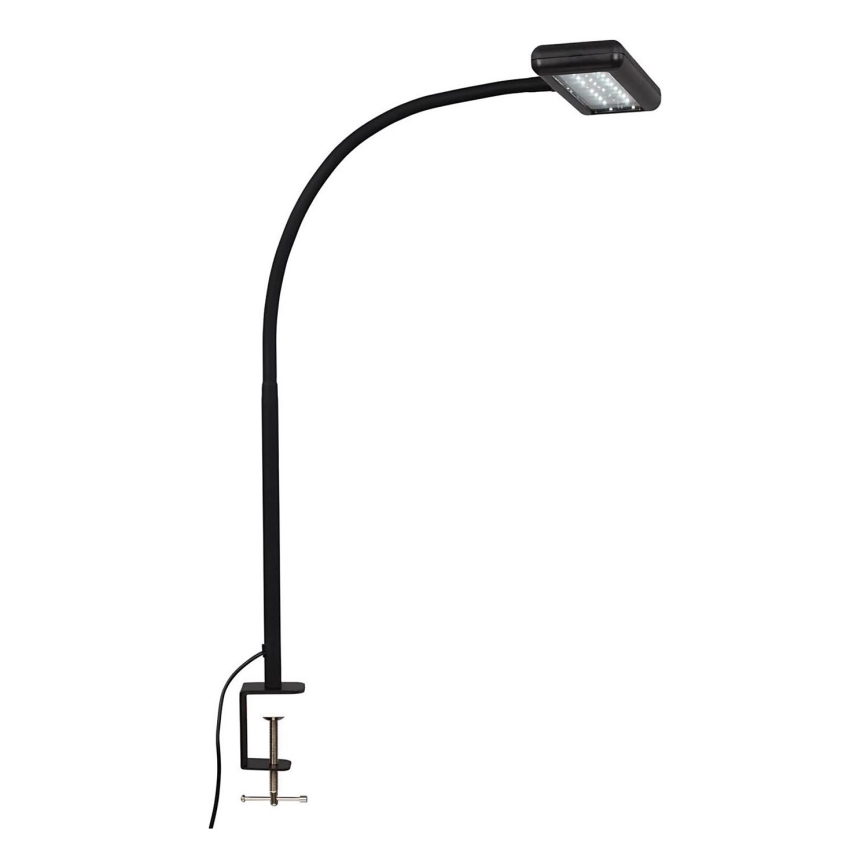 Brilo - LED Lankstus Stalinis šviestuvas su segtuku TRASNA LED/7,5W/230V juoda