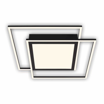 Brilo - LED lubinis šviestuvas 2xLED/16W/230V + LED/19W 51,5x51,5 cm juodas