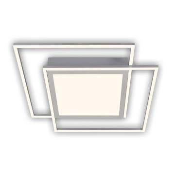 Brilo - LED lubinis šviestuvas 2xLED/16W/230V + LED/19W 51,5x51,5 cm matinis chromas