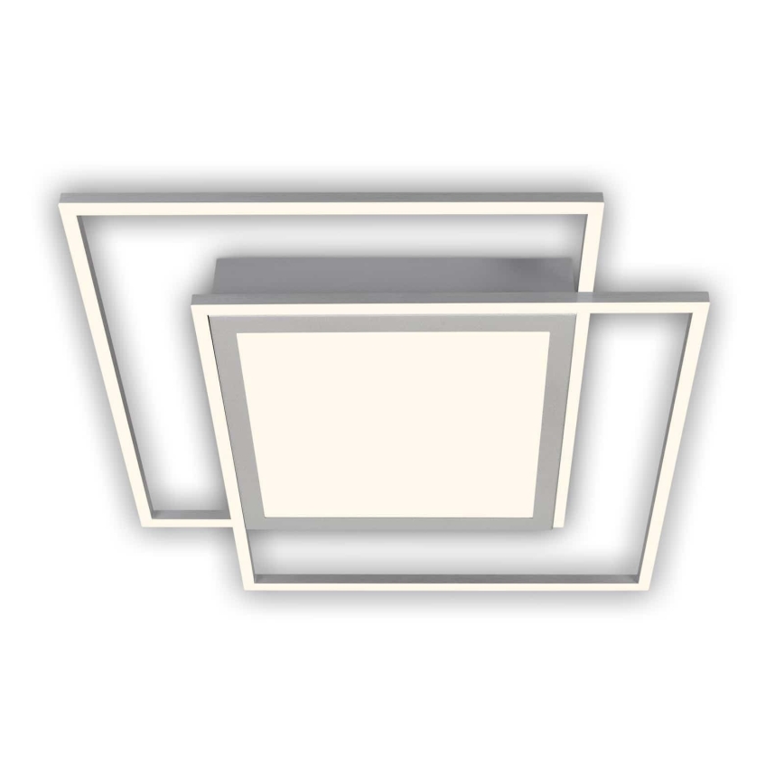 Brilo - LED lubinis šviestuvas 2xLED/16W/230V + LED/19W 51,5x51,5 cm matinis chromas