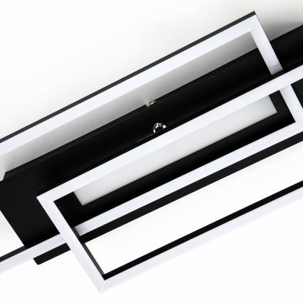 Brilo - LED lubinis šviestuvas FRAME 2xLED/20W/230V juodas