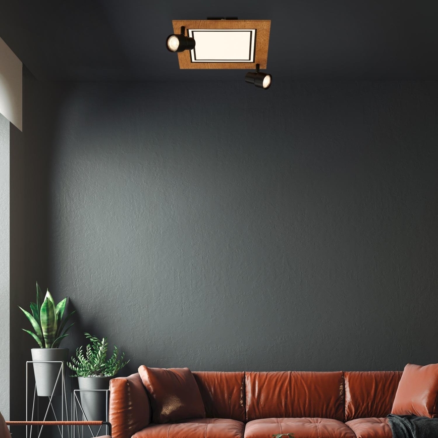 Brilo - LED lubinis šviestuvas LED/12W/230V + 2xGU10/9W 3000K