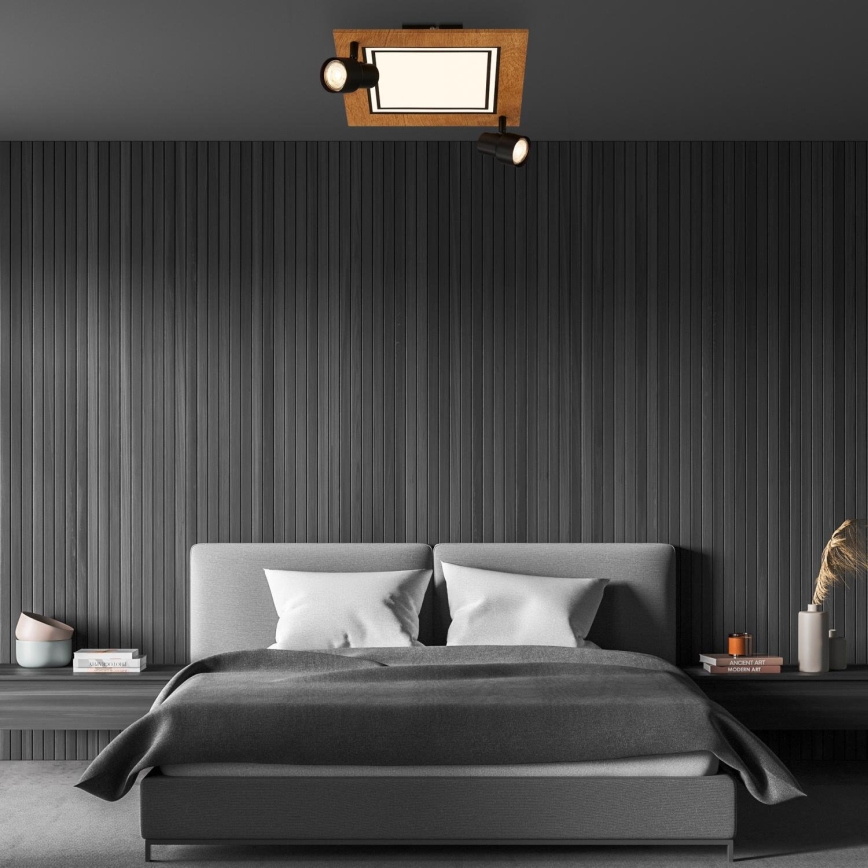 Brilo - LED lubinis šviestuvas LED/12W/230V + 2xGU10/9W 3000K