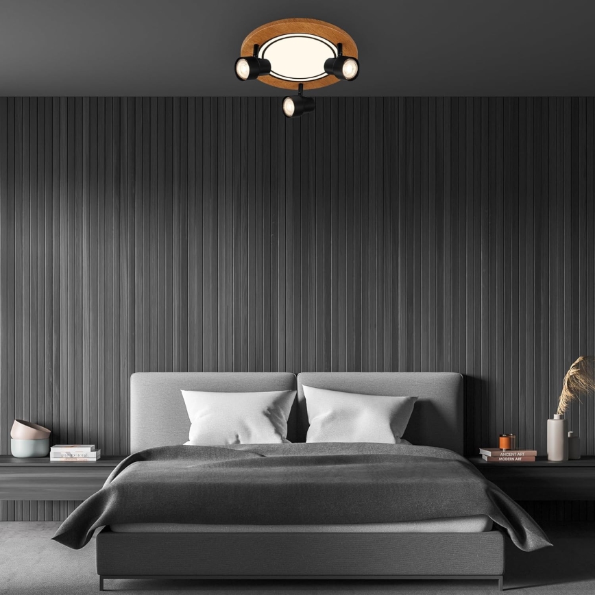 Brilo - LED lubinis šviestuvas LED/12W/230V + 3xGU10/9W 3000K
