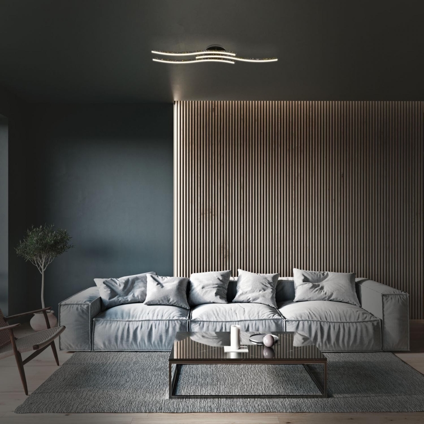 Brilo - LED lubinis šviestuvas LED/19W/230V 3000K juoda