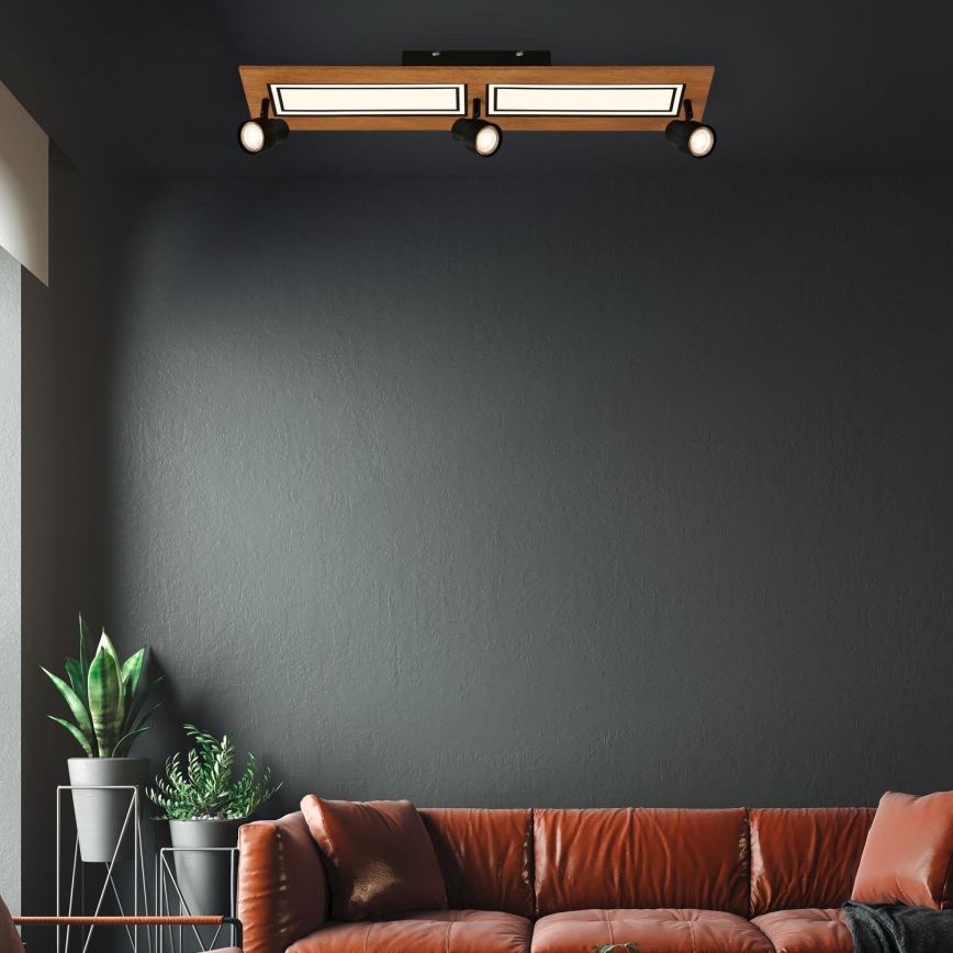 Brilo - LED lubinis šviestuvas LED/24W/230V + 3xGU10/9W 3000K