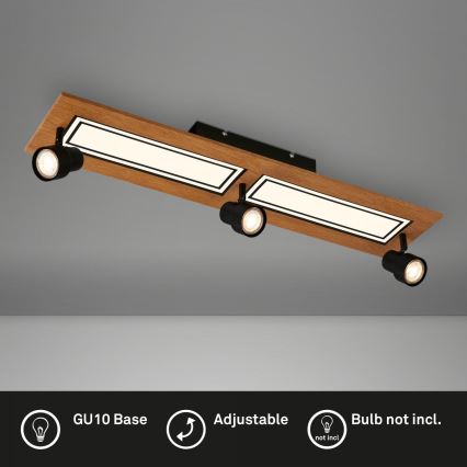 Brilo - LED lubinis šviestuvas LED/24W/230V + 3xGU10/9W 3000K