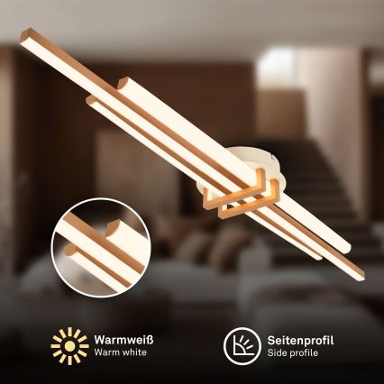 Brilo - LED lubų šviestuvas TINKA LED/30W/230V 3000K vario spalvos