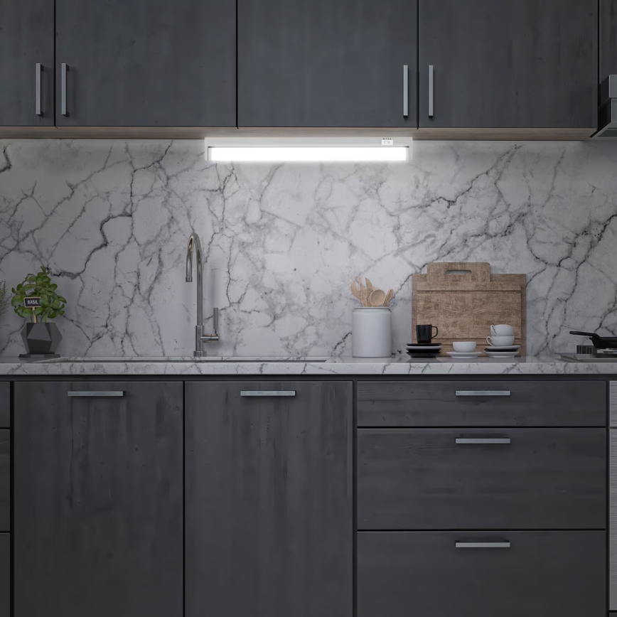 Brilo - LED po spintelės šviestuvas LED/6W/230V 2700/4000/6500K 54,5 cm sidabrinis