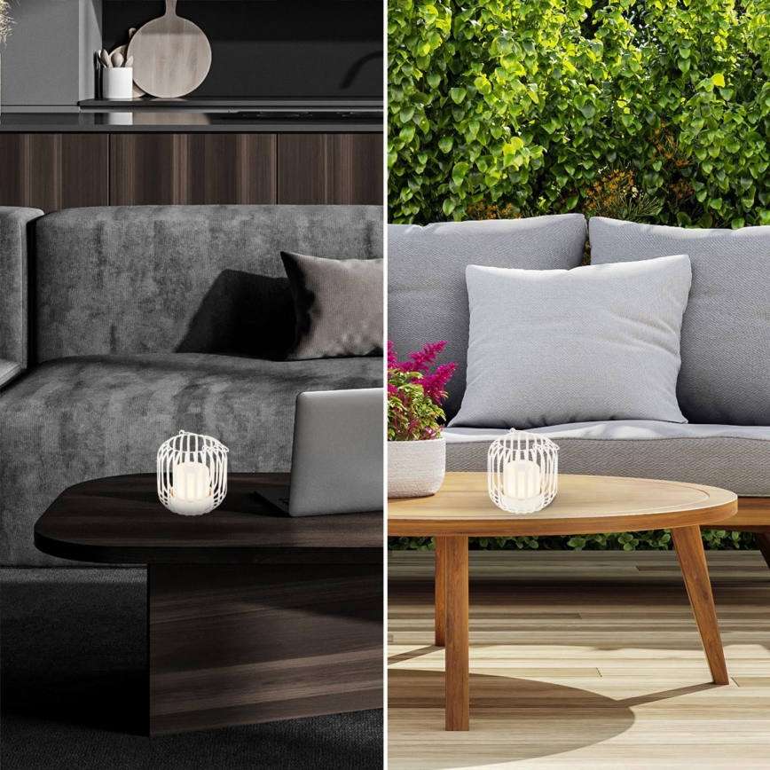 Brilo - LED šviesos reguliavimas rechargeable lauko Stalinis šviestuvas LED/2W/5V IP44 balta