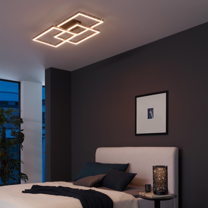 Brilo - LED Pritemdomas lubinis šviestuvas FRAME LED/57W/230V 3000K juoda