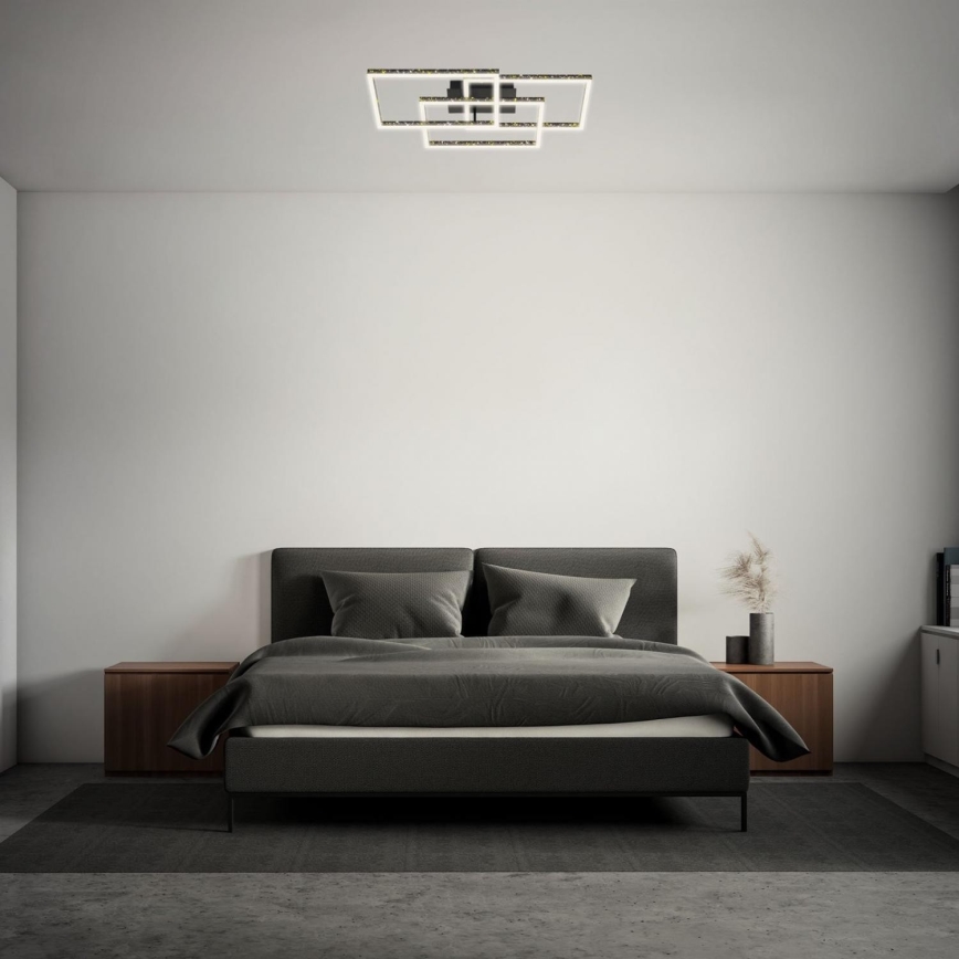 Brilo - LED Pritemdomas lubinis šviestuvas FRAME LED/57W/230V 3000K juoda