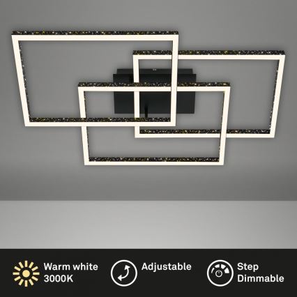 Brilo - LED Pritemdomas lubinis šviestuvas FRAME LED/57W/230V 3000K juoda