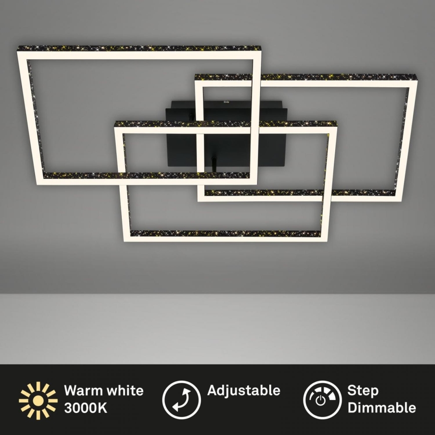 Brilo - LED Pritemdomas lubinis šviestuvas FRAME LED/57W/230V 3000K juoda