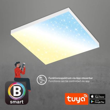 Brilo - LED Pritemdomas lubinis šviestuvas FRAMELESS LED/24W/230V 3000-6500K Wi-Fi Tuya + nuotolinio valdymo pultas