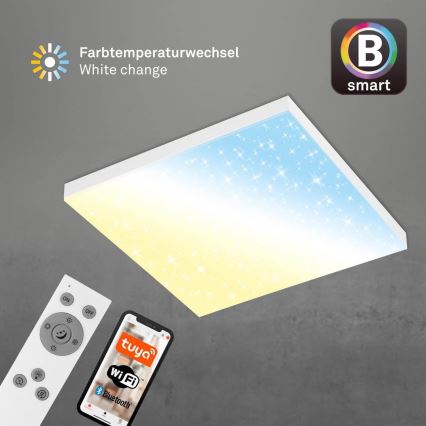 Brilo - LED Pritemdomas lubinis šviestuvas FRAMELESS LED/24W/230V 3000-6500K Wi-Fi Tuya + nuotolinio valdymo pultas