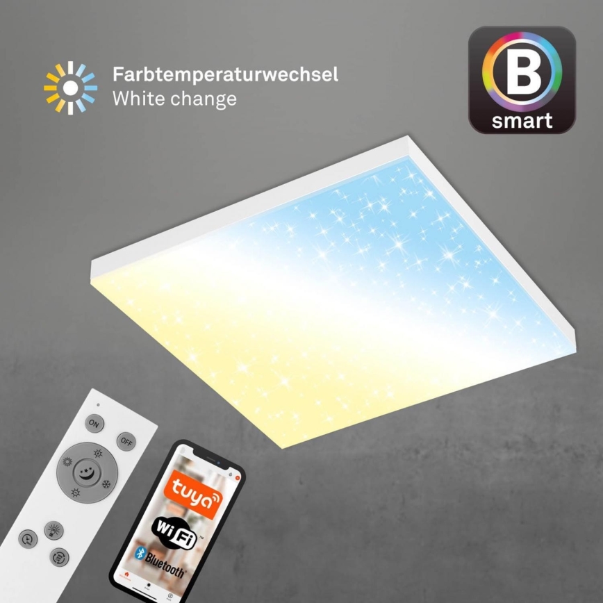 Brilo - LED Pritemdomas lubinis šviestuvas FRAMELESS LED/24W/230V 3000-6500K Wi-Fi Tuya + nuotolinio valdymo pultas