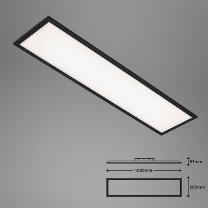 Brilo - LED Pritemdomas lubinis šviestuvas PIATTO LED/24W/230V 3000-6500K 100x25 cm + nuotolinio valdymo pultas