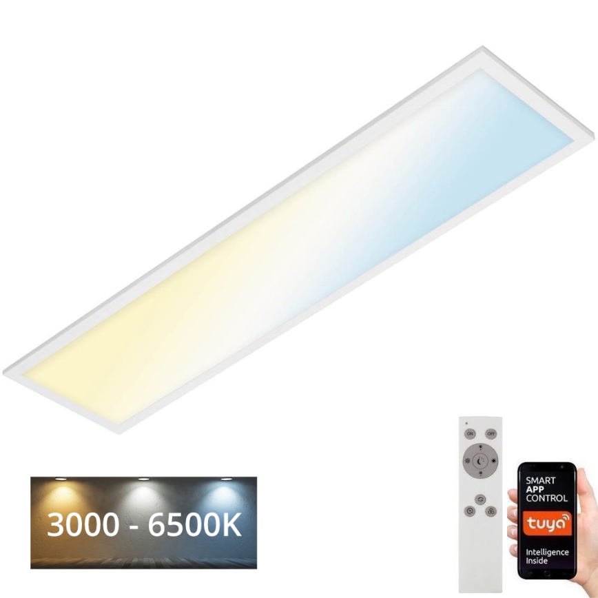 Brilo - LED Pritemdomas lubinis šviestuvas PIATTO LED/28W/230V 3000-6500K Wi-Fi Tuya + nuotolinio valdymo pultas