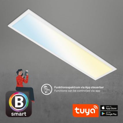 Brilo - LED Pritemdomas lubinis šviestuvas PIATTO LED/28W/230V 3000-6500K Wi-Fi Tuya + nuotolinio valdymo pultas