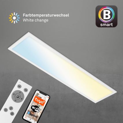 Brilo - LED Pritemdomas lubinis šviestuvas PIATTO LED/28W/230V 3000-6500K Wi-Fi Tuya + nuotolinio valdymo pultas