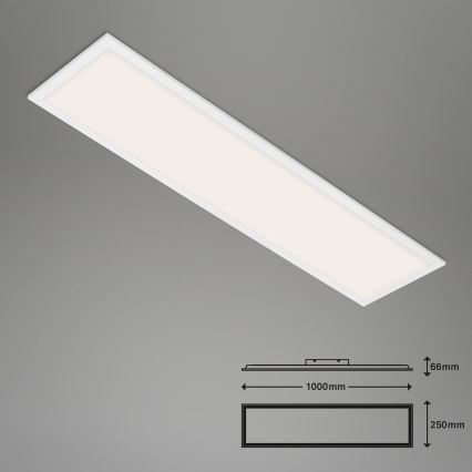 Brilo - LED Pritemdomas lubinis šviestuvas PIATTO LED/28W/230V 3000-6500K Wi-Fi Tuya + nuotolinio valdymo pultas