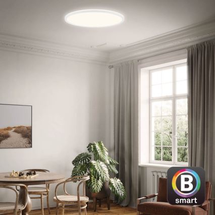 Brilo - LED Pritemdomas lubinis šviestuvas SLIM LED/22W/230V 2700-6500K Wi-Fi Tuya + nuotolinio valdymo pultas