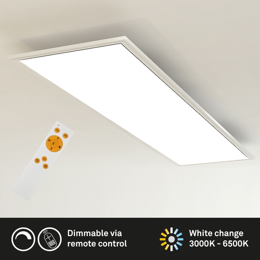 Brilo - LED Pritemdomas lubinis šviestuvas SLIM LED/24W/230V 3000-6500K 100x25 cm + nuotolinio valdymo pultas