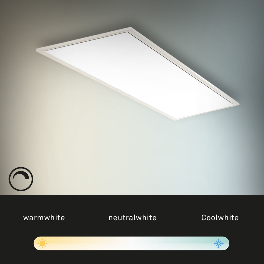 Brilo - LED Pritemdomas lubinis šviestuvas SLIM LED/24W/230V 3000-6500K 100x25 cm + nuotolinio valdymo pultas