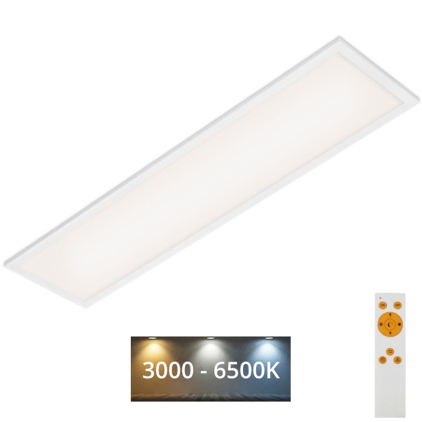 Brilo - LED Pritemdomas lubinis šviestuvas SLIM LED/24W/230V 3000-6500K 100x25 cm + nuotolinio valdymo pultas