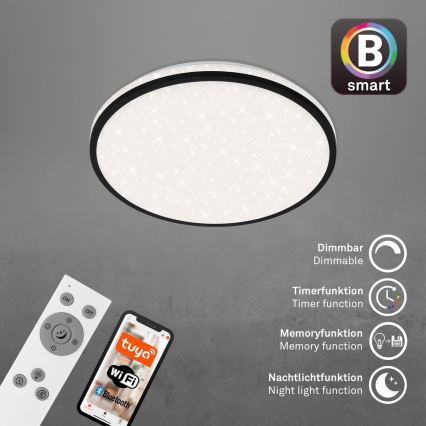 Brilo - LED Pritemdomas lubinis šviestuvas STARRY SKY LED/24W/230V 3000-6500K Wi-Fi Tuya + nuotolinio valdymo pultas