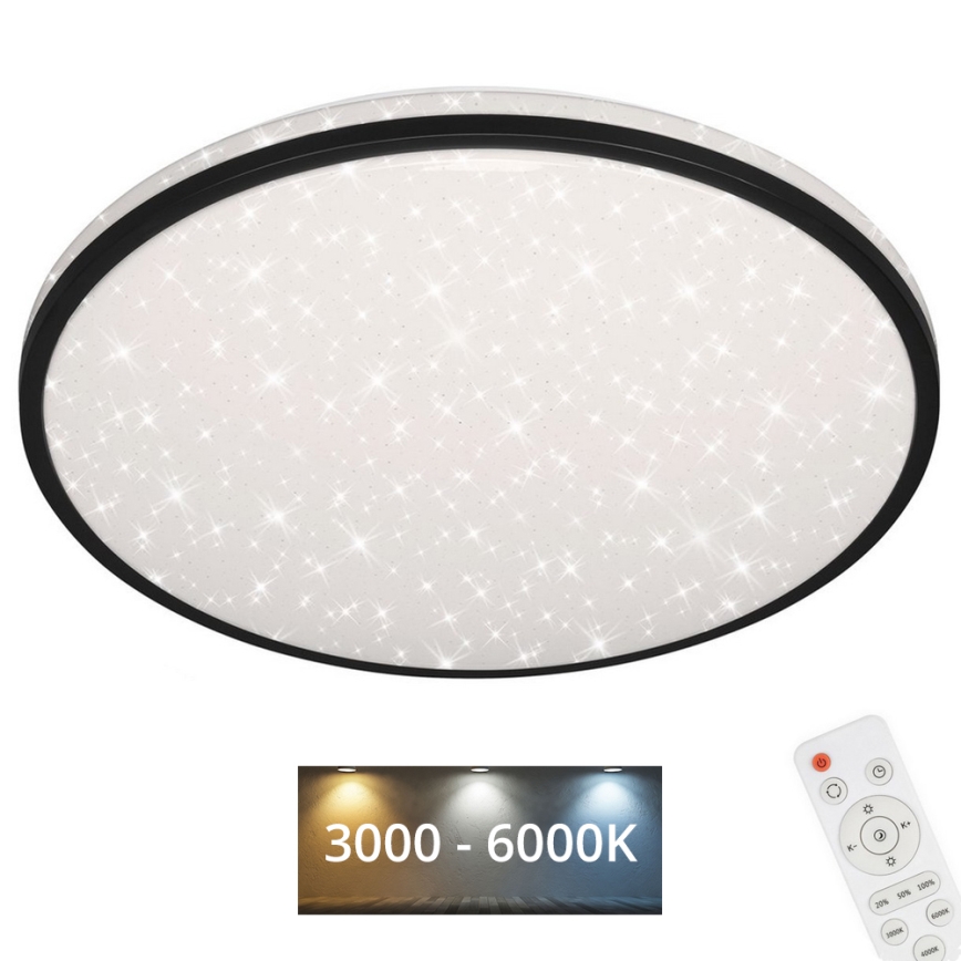 Brilo - LED Pritemdomas lubinis šviestuvas STARRY SKY LED/48W/230V 3000-6000K + nuotolinio valdymo pultas