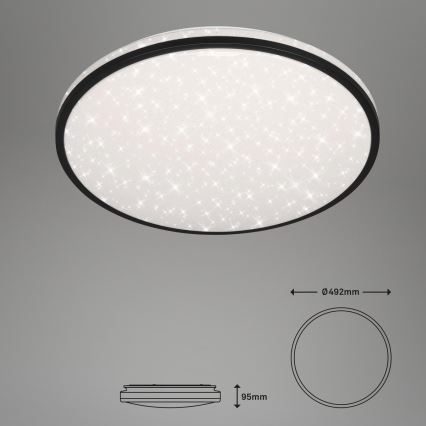 Brilo - LED Pritemdomas lubinis šviestuvas STARRY SKY LED/48W/230V 3000-6000K + nuotolinio valdymo pultas