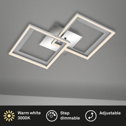 Brilo - LED Pritemdomas tvirtinamas sietynas FRAME 2xLED/11W/230V
