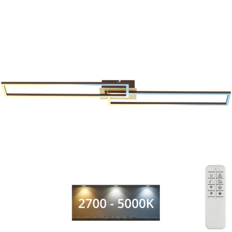 Brilo - LED Pritemdomas tvirtinamas sietynas FRAME 2xLED/20W/230V 2700-5000K + nuotolinio valdymo pultas