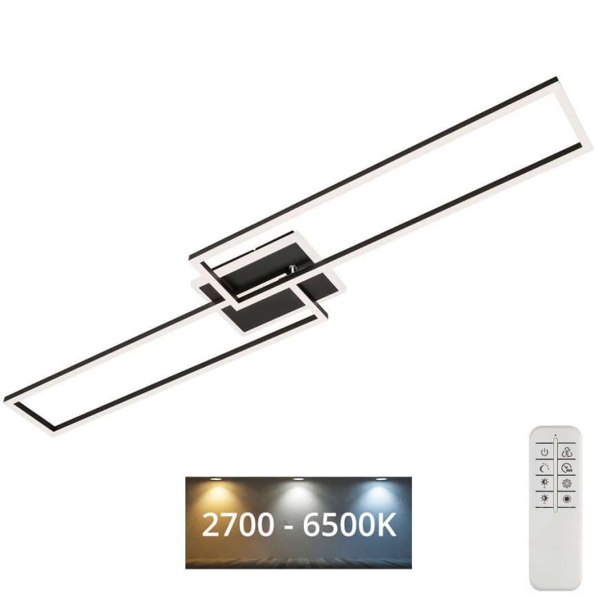 Brilo - LED Pritemdomas tvirtinamas sietynas FRAME 2xLED/20W/230V 2700-6500K + nuotolinio valdymo pultas