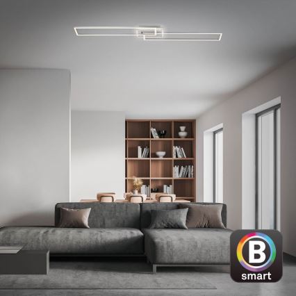 Brilo - LED Pritemdomas tvirtinamas sietynas FRAME 2xLED/20W/230V 2700-6500K Wi-Fi Tuya + nuotolinio valdymo pultas