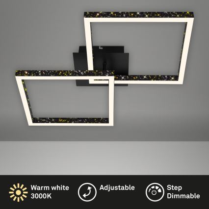 Brilo - LED Pritemdomas tvirtinamas sietynas FRAME 2xLED/9W/230V